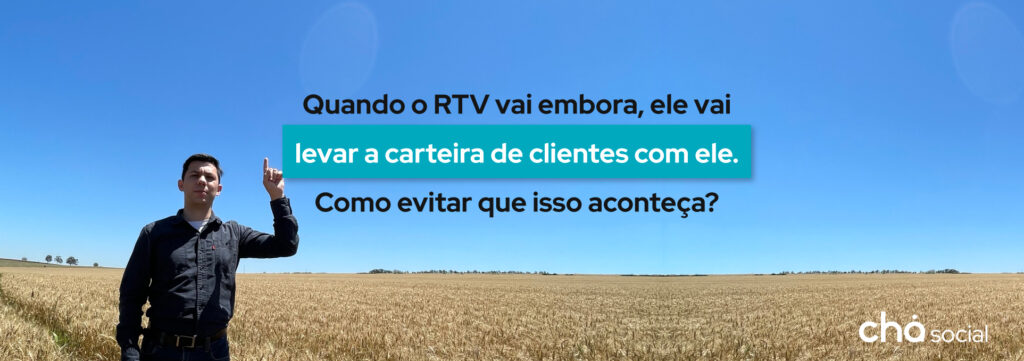 Como evitar que o RTV fique com a carteira de clientes